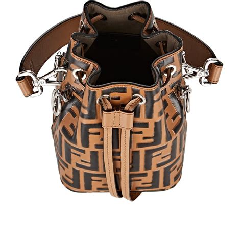 Fendi Mon Trésor Bucket Bag in Brown 